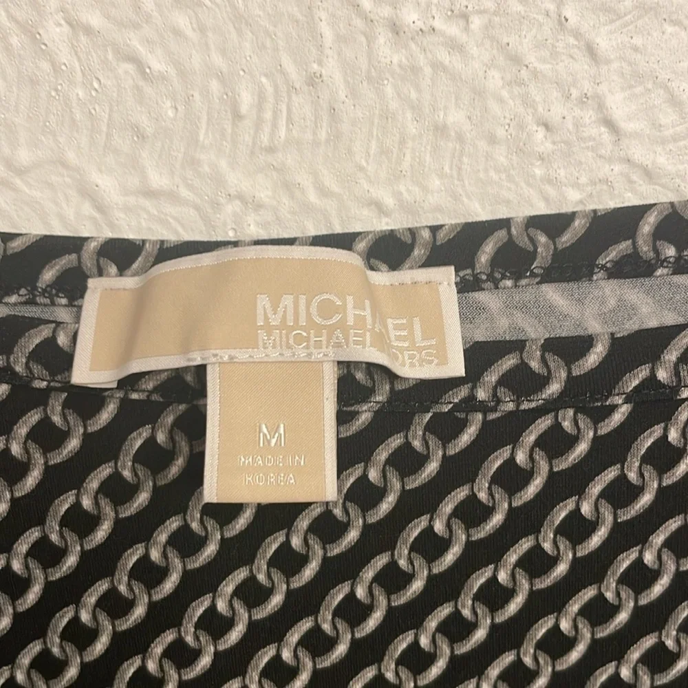 Michael Kors Link Chain Border Shift Dress Size M